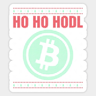 Ho Ho Hodl Bitcoin Sticker